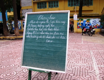 Hà Nội Học sinh mầm non, tiểu học nghỉ học khi thời tiết dưới 10 độ